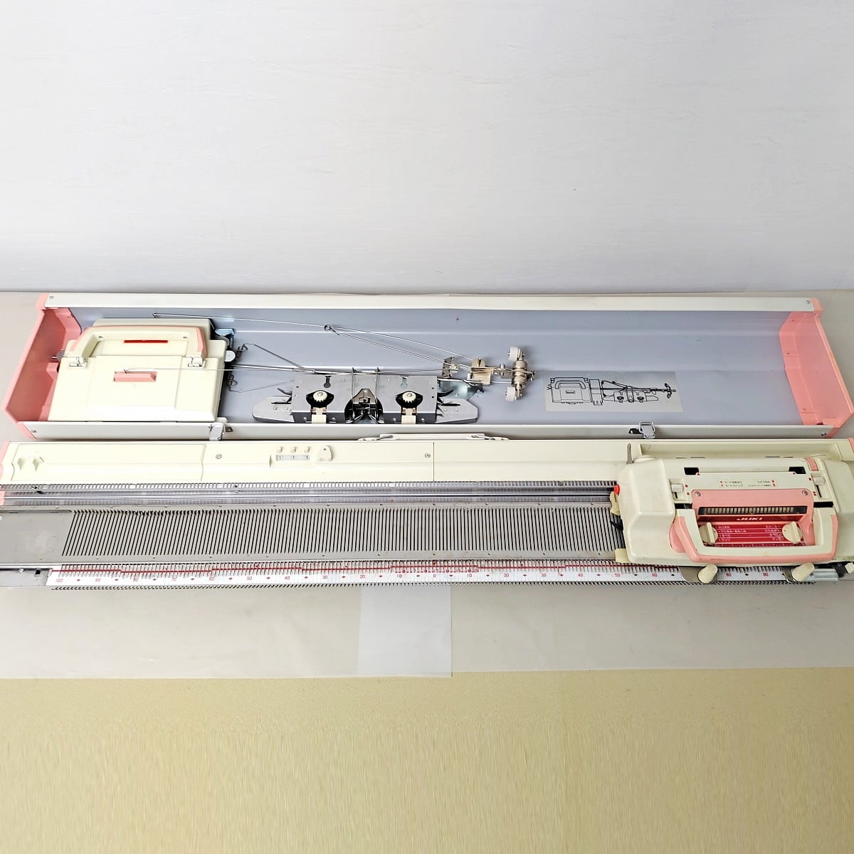 ジューキ編機　KE-2600 スゴイ🤩 💓ジューキ編み機💓 Awesome JUKI knitting machine KE2600