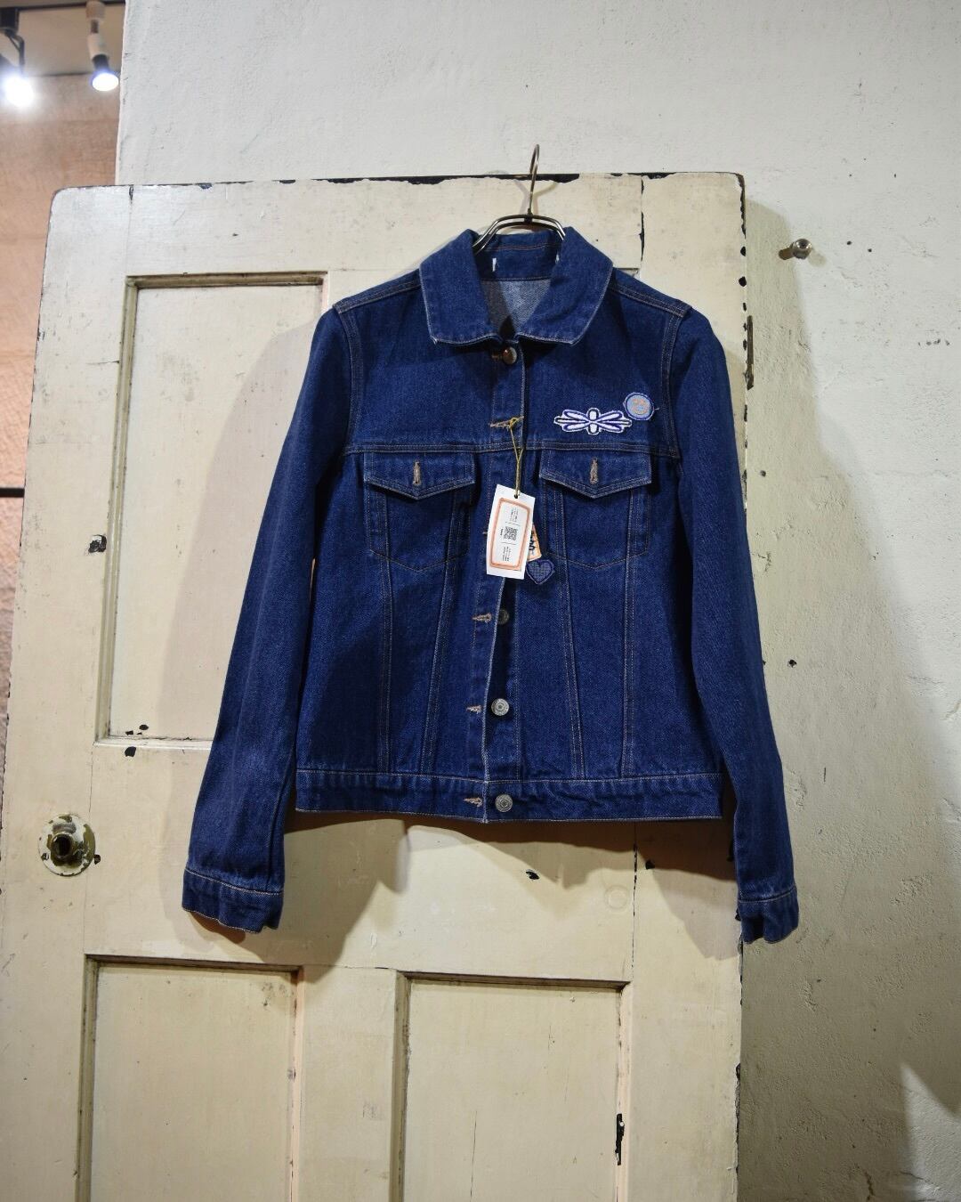 ワッペンリメイク古着】デニムジャケット｜レディース | upHAND by