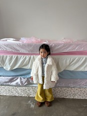 ペッパー / PEPPER / キャメルベルベットパンツ / 韓国子供服 / キッズ / 26winter〖取寄〗*XS~XL*