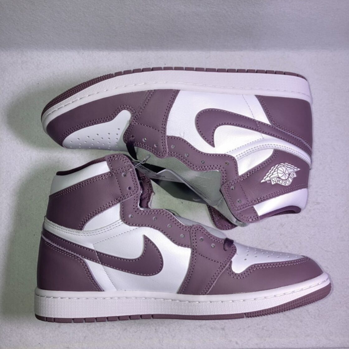 エアジョーダン1 レトロ ハイ ライトパープル ホワイト 29cm 箱付き  