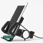 Formosa Japan USBポート 二輪 バイク 原付 ハンドル ミラー 両方取付可能 5V 2A USB マウント スマホホルダー キット G