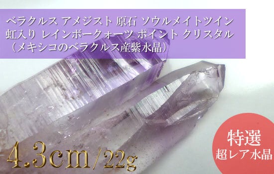 希少！ベラクルスアメジストのポイント③ドルフィンタイプ