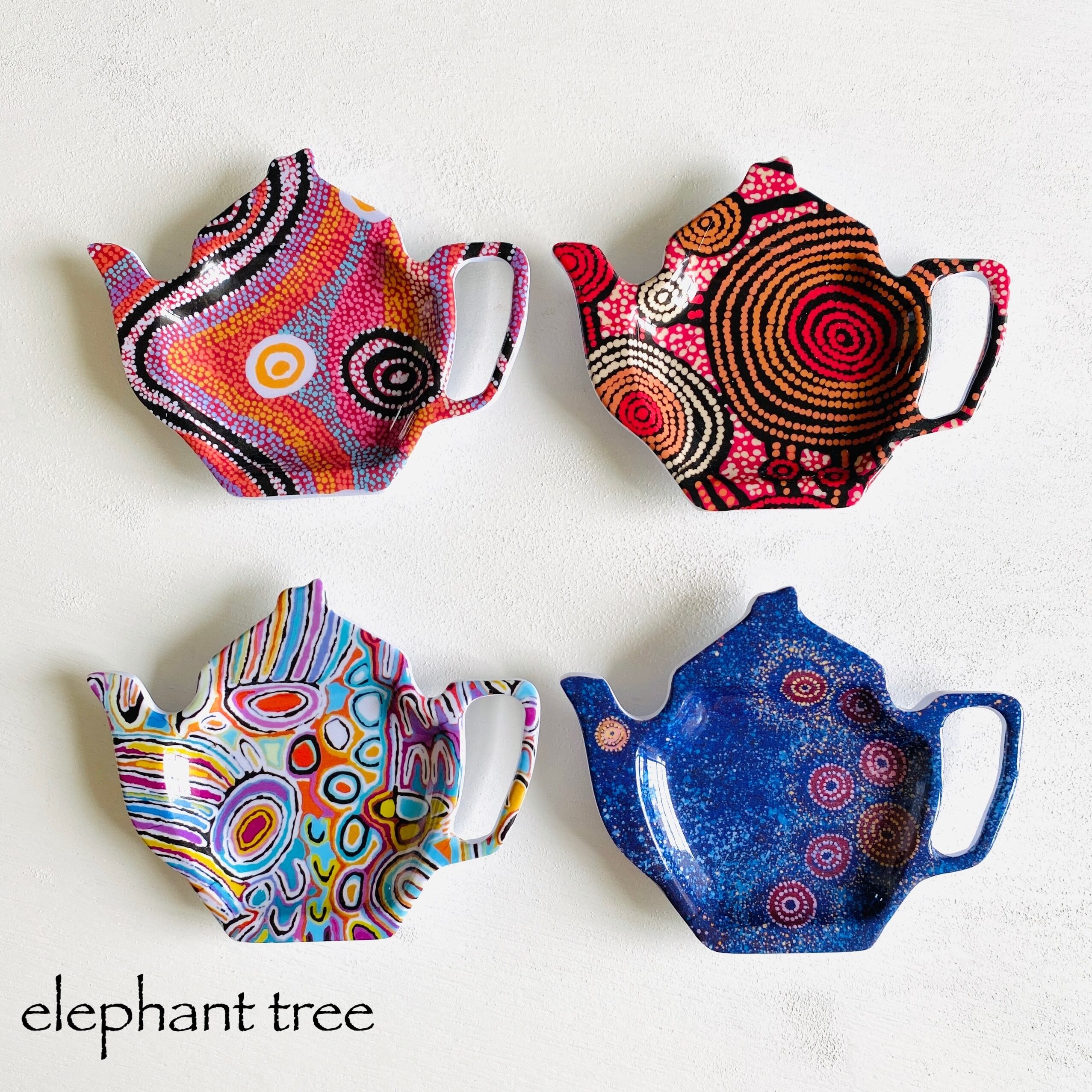 オーストラリア アボリジナルアート ティーバッグホルダー by JUDY