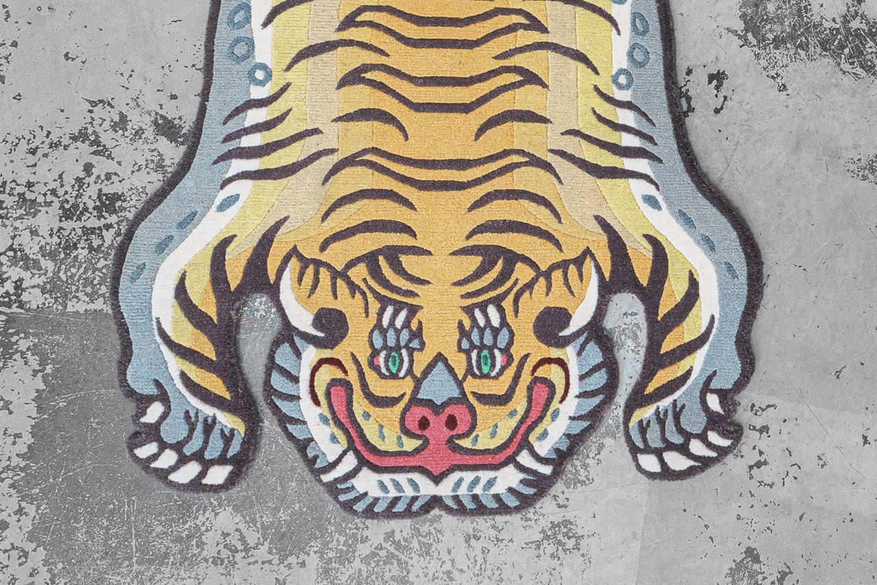 Tibetan Tiger Rug 《Sサイズ•ウール・オリジナル4・タイガー504