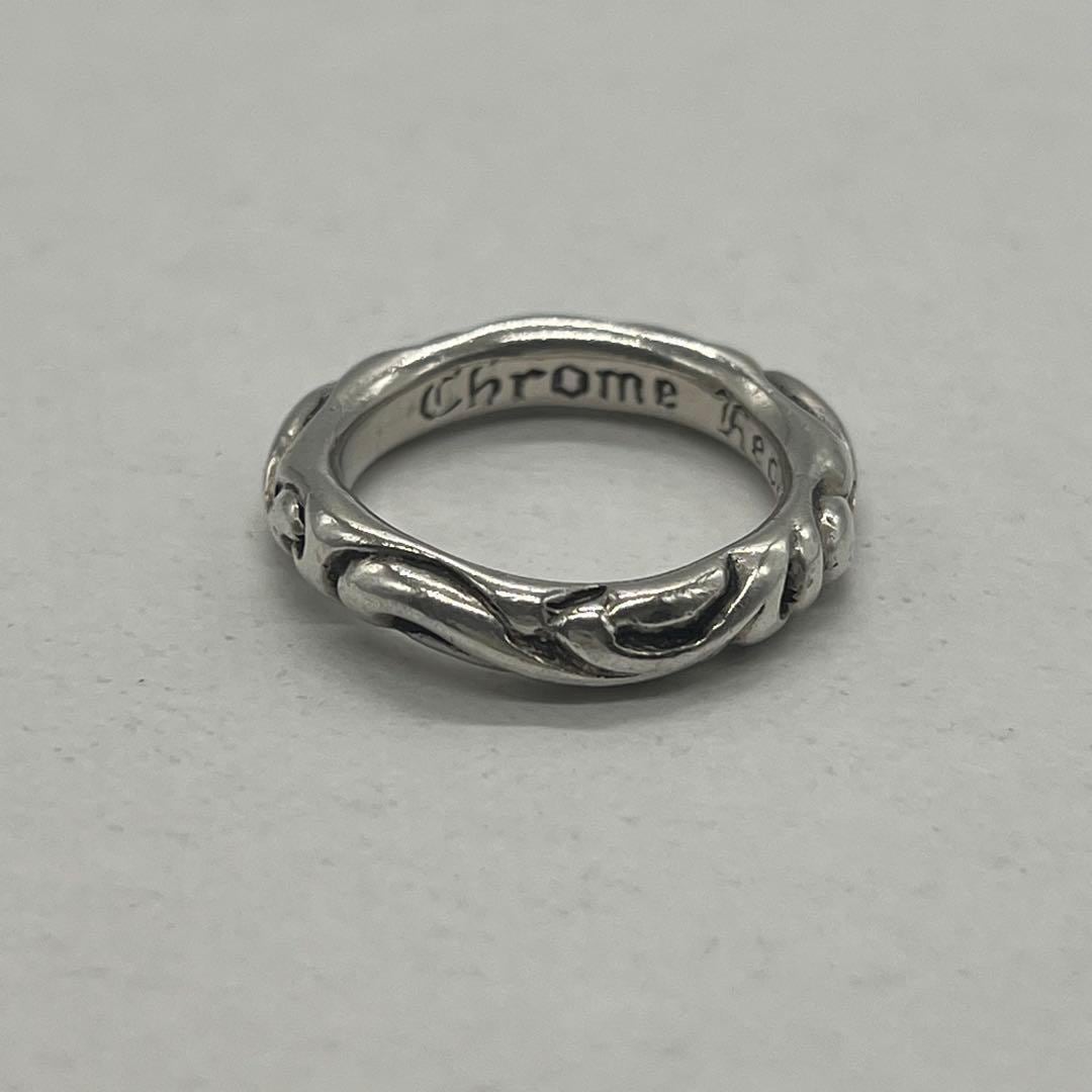 クロムハーツ スクロールバンドリング 19号程度 19号】クロムハーツ CHROME HEARTS スクロールバンド リング | Refind