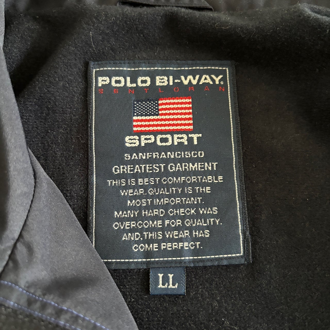 POLO BI-WAY ナイロンジャケット boot ナイロンジャケット 古着 POLO BI-WAY ナイロンジャケット boot ナイロンジャケット 古着