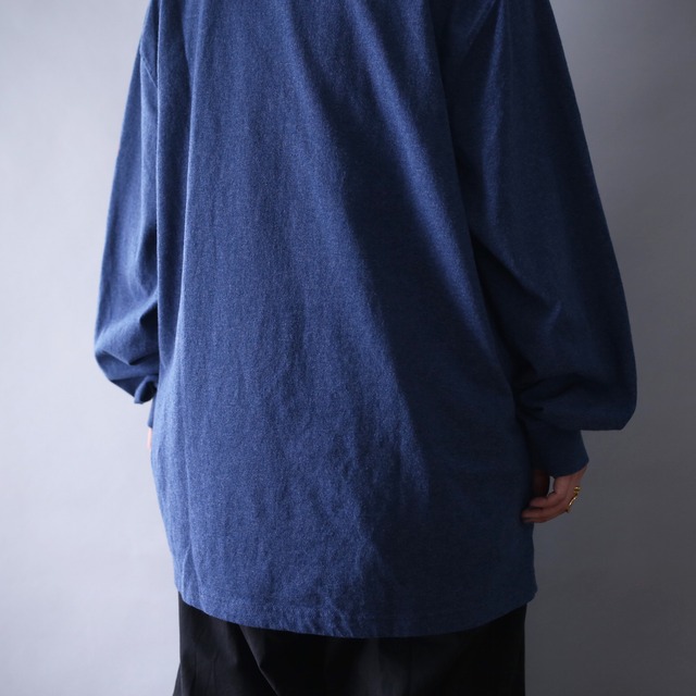 "Carhartt" sleeve logo printed loose silhouette l/s tee