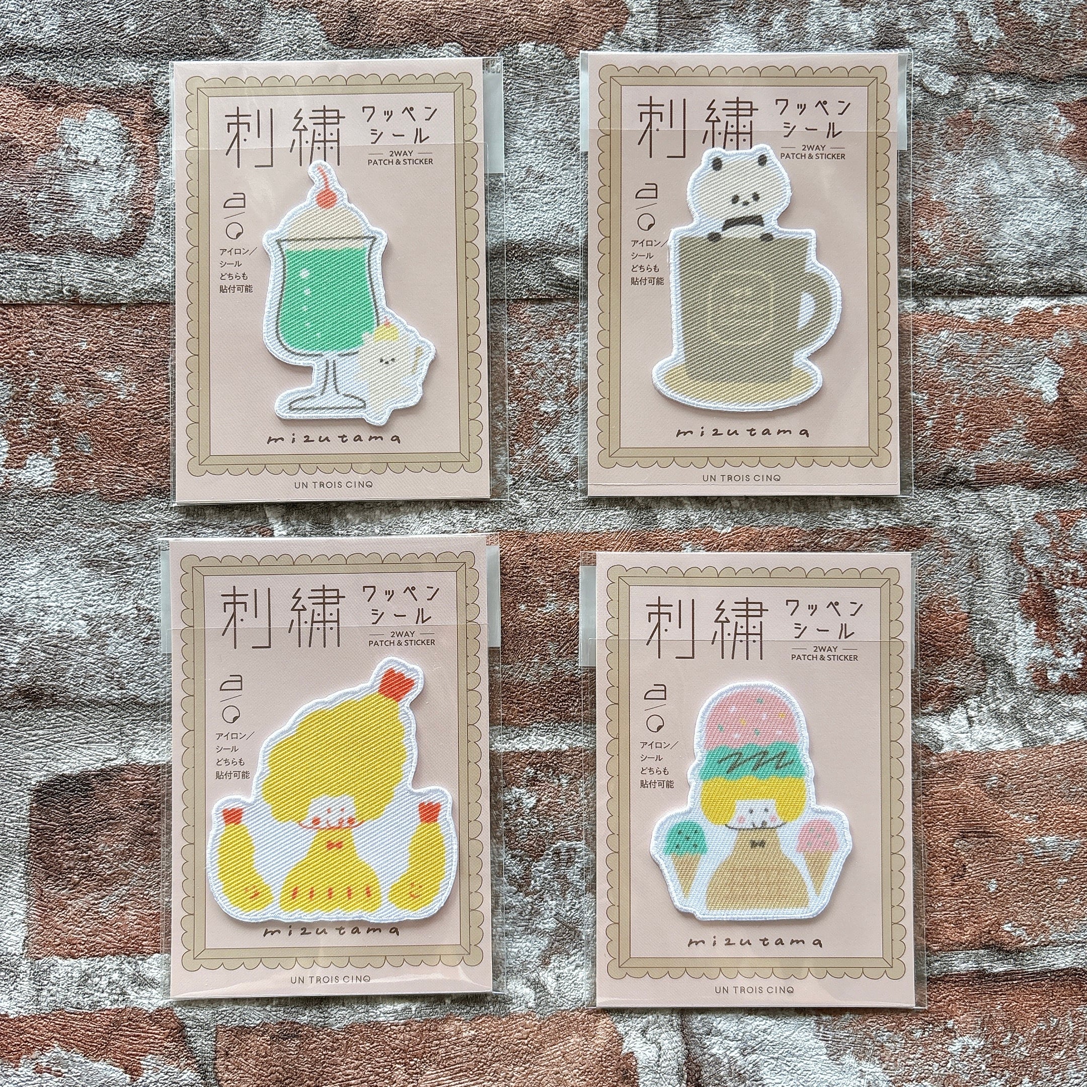 mizutamaさん 刺繍ワッペンシール
