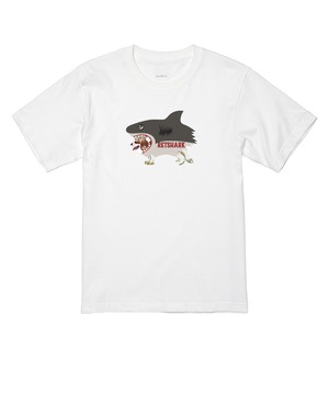 デザインNO.136 レトシャーク　サメの着ぐるみ キャバリア　Tシャツ 6.2oz