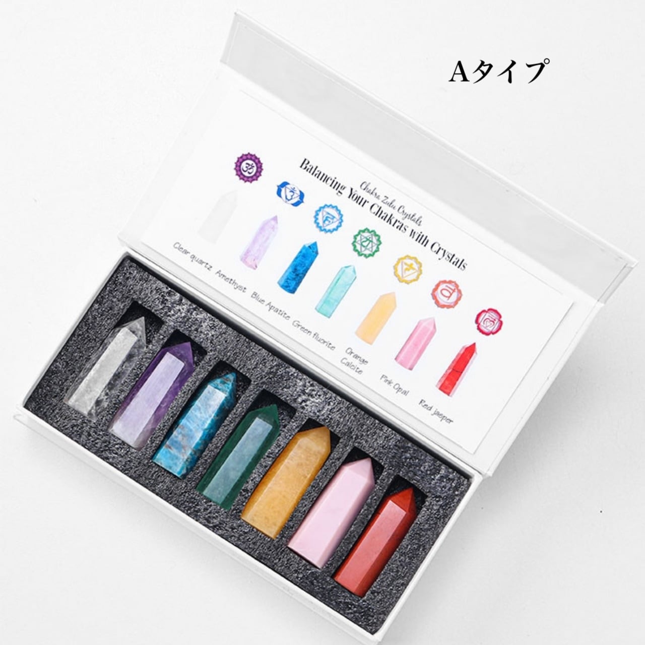 虹色魔法 七色クリスタルポイント M23373 | 奇妙な洋装雑貨店 Magica