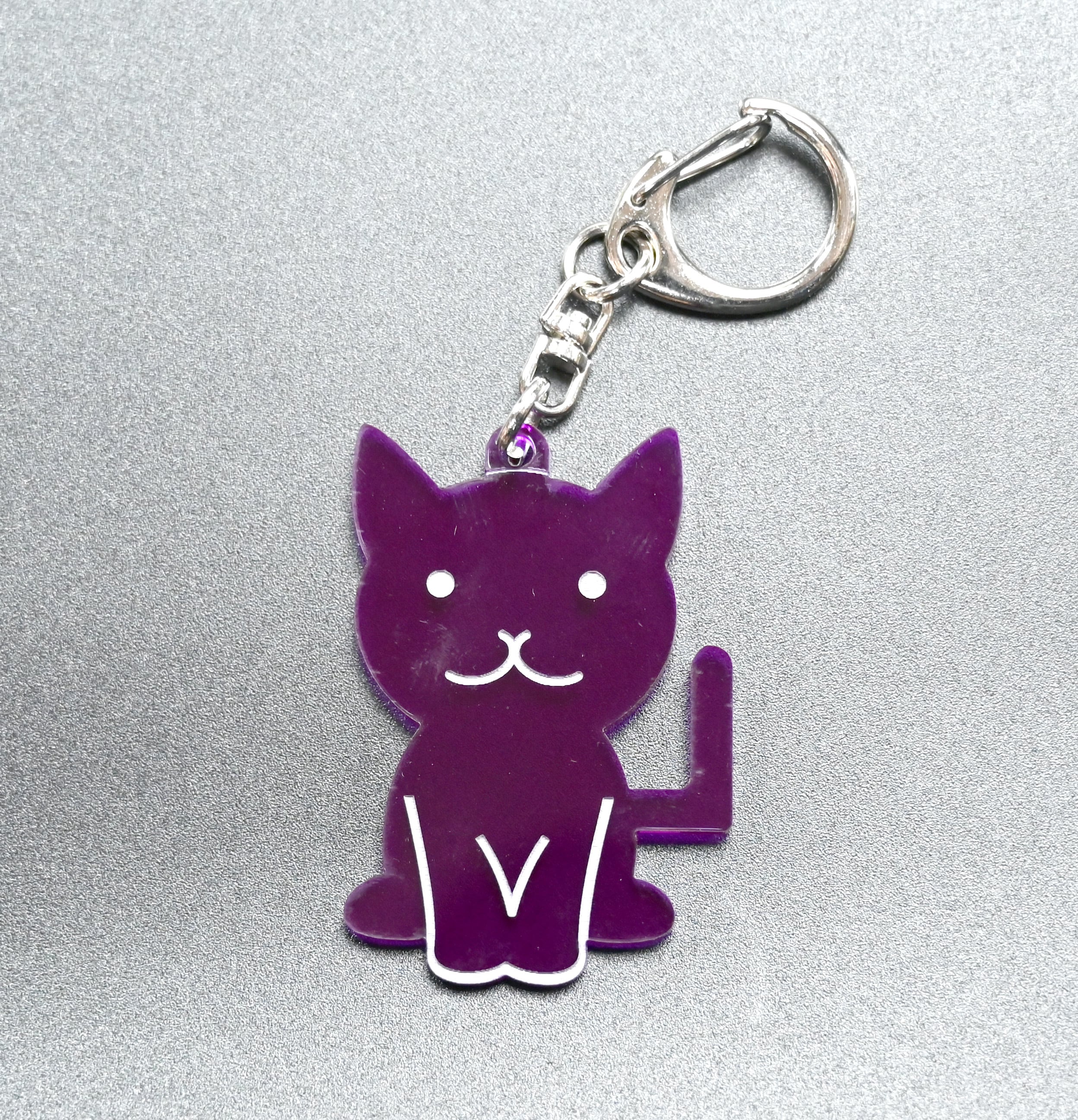 猫ひげ「幸運のお守り」カプセルキーホルダー猫ちゃん③ | 長崎尾