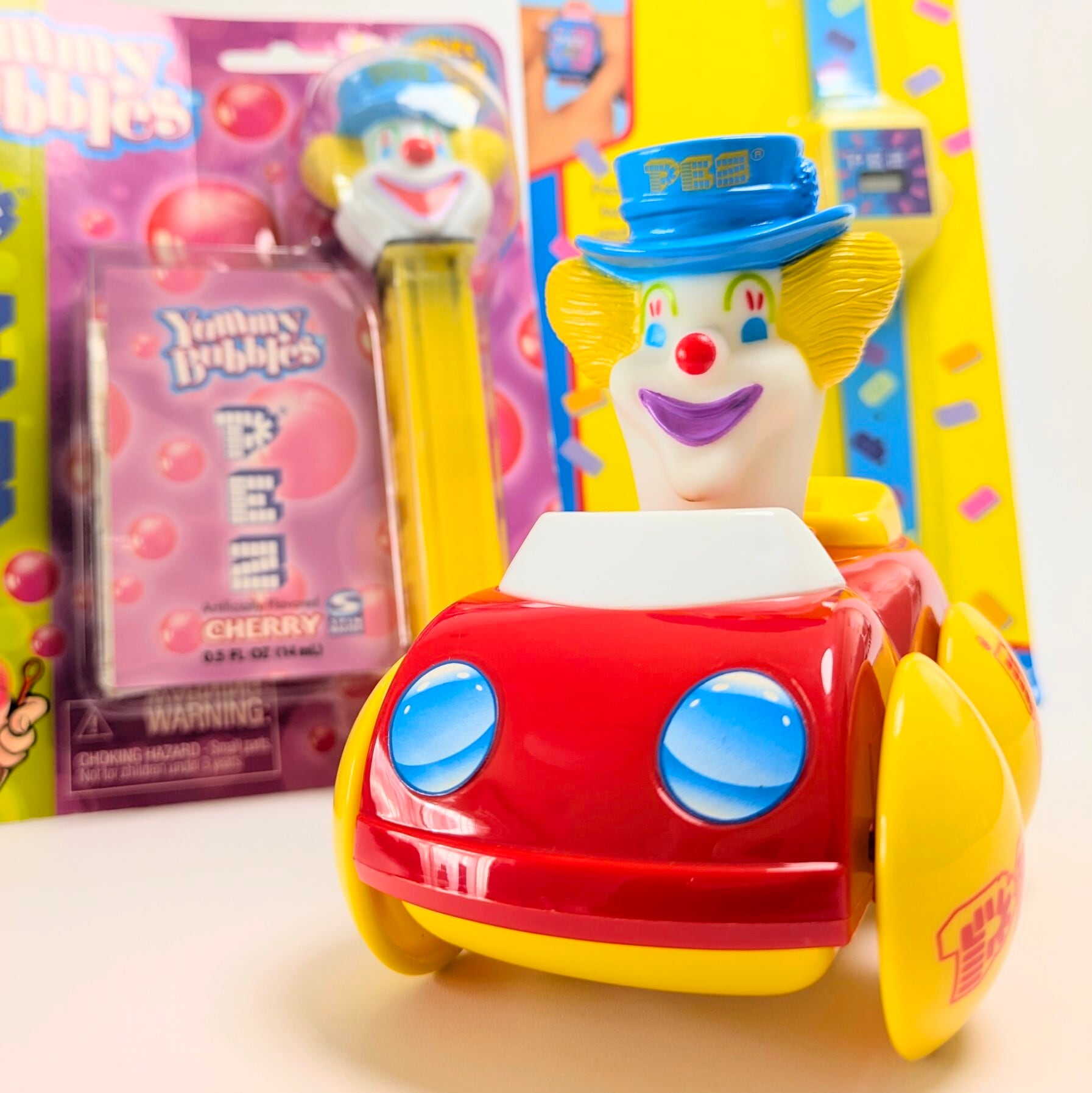 ☆ VINTAGE 1999 ☆【 PEZ / ペッツ 】 『 Car Candy Dispenser / ピーター 』PEZ / ペッツ / ピエロ / クラウン 〚アメリカン雑貨 アメトイ〛