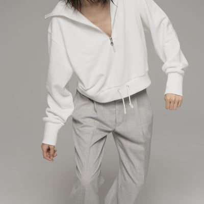 JUN MIKAMI 【 womens 】 Half zip pullover | Terminal JUN MIKAMI 【 womens 】 Half zip pullover | Terminal