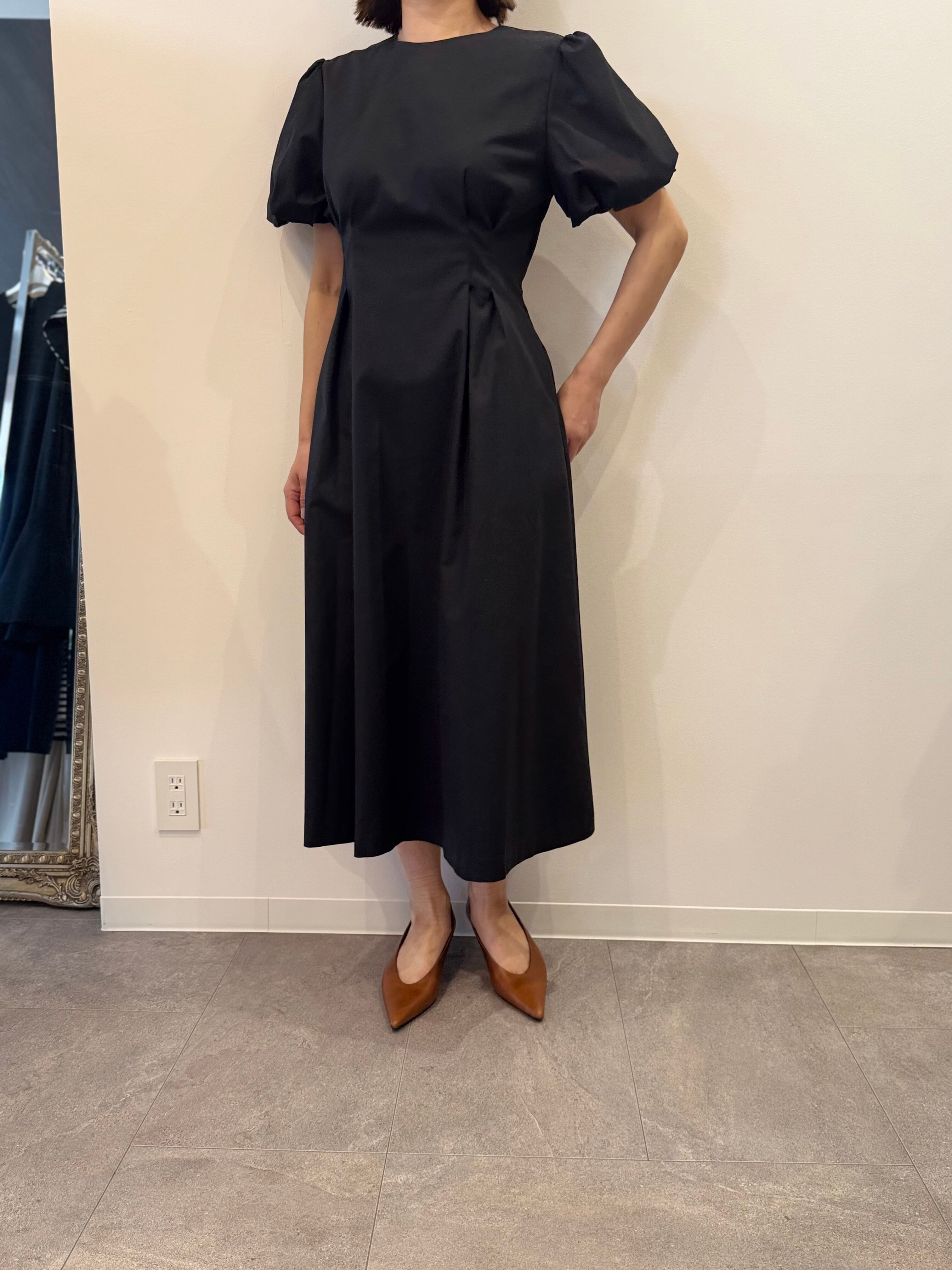 BORDERS at BALCONY BACK BORDER DRESS | FLICKA ASHIYA