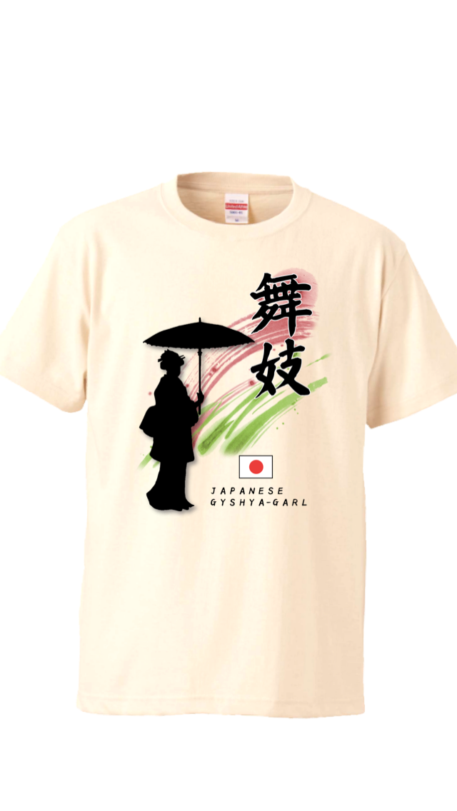 オモシロ漢字Tシャツ 舞妓