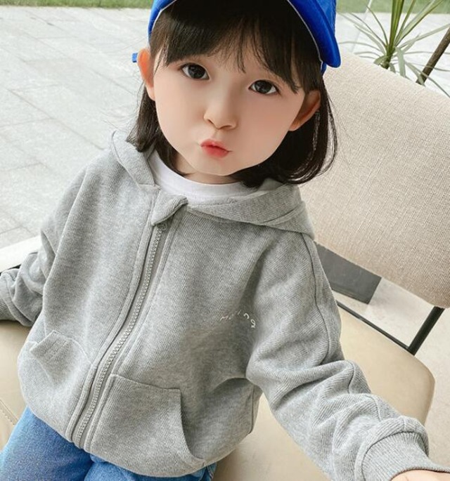 ★子ども用トップス★コート★ジャケット★フート付き★80-130 2色