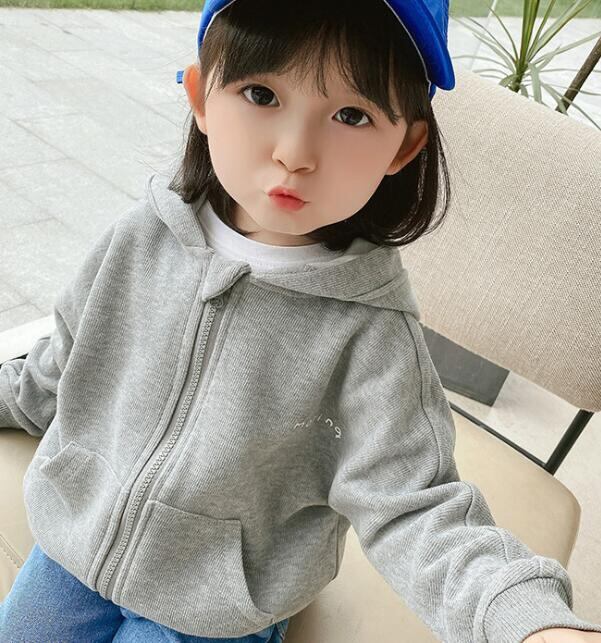 ★子ども用トップス★コート★ジャケット★フート付き★80-130 2色