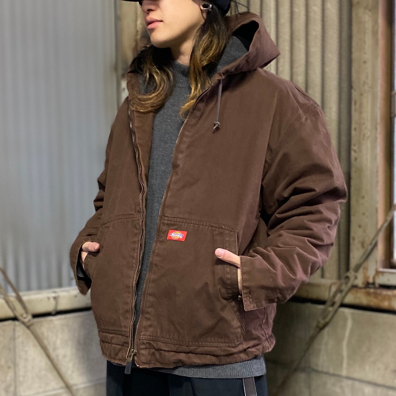 古着 ディッキーズ Dickies ワークジャケット メンズL /eaa421415 