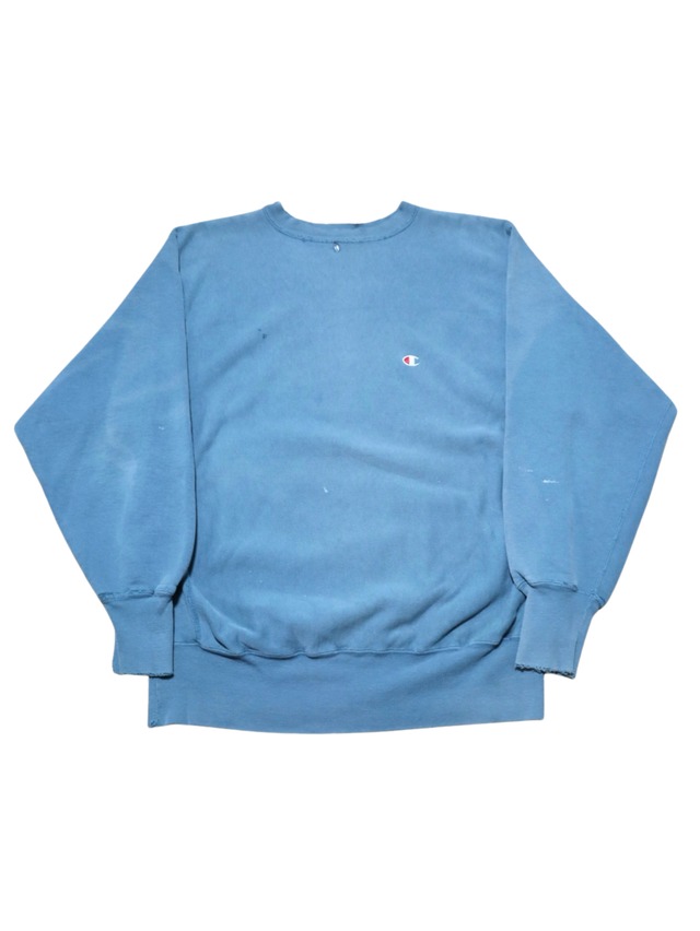 90s Champion Reverse Weave one point light blue “boro” XL