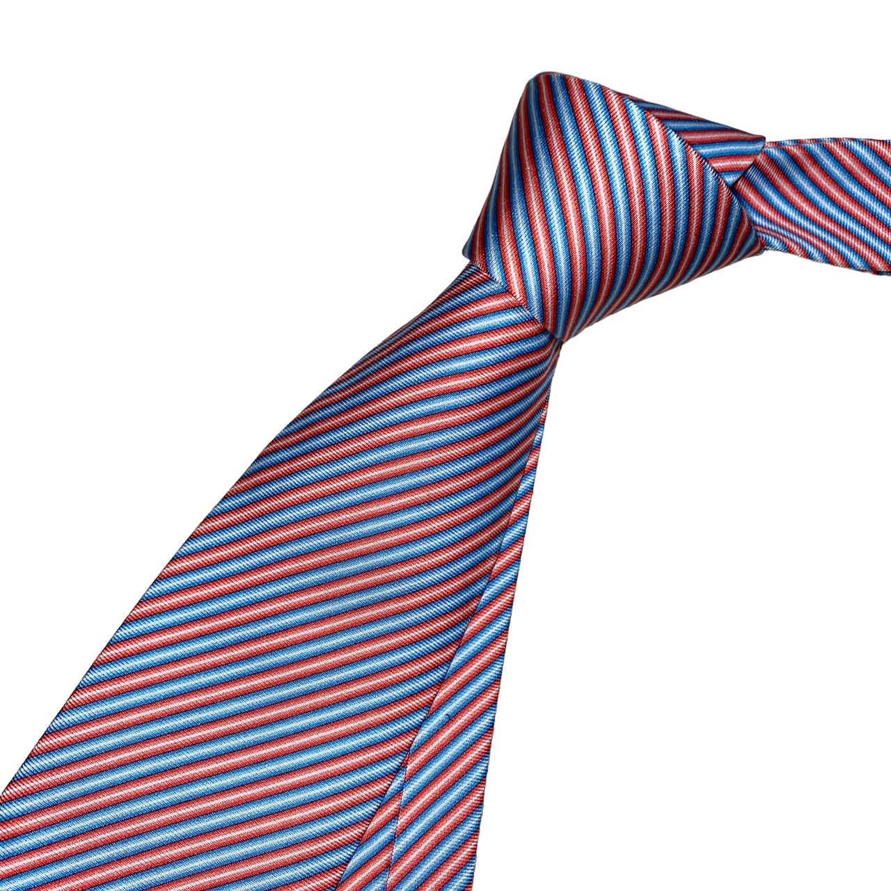 HERMES Regimental Stripe silk tie