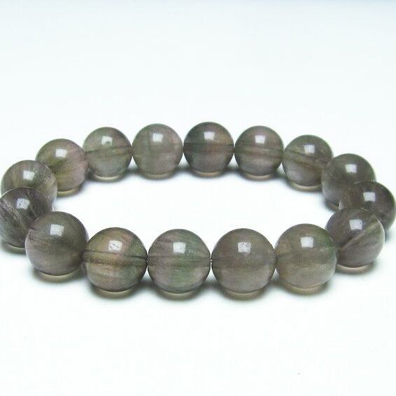 ラビットヘアー フローライト ブレスレット 12mm [M便 1/10] 111-25015