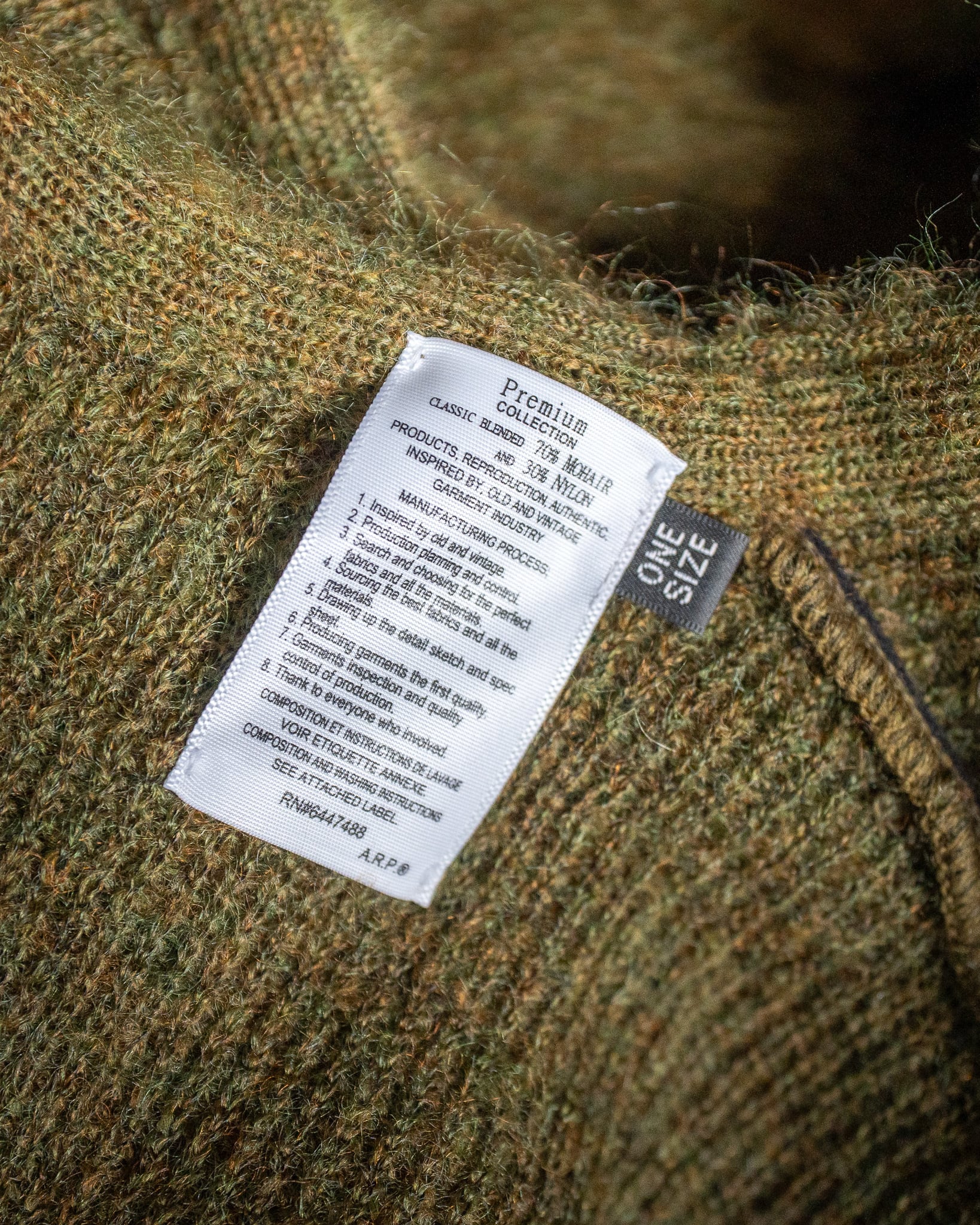 Authentic Reproduction Products®】Premium Classic Mohair Cardigan