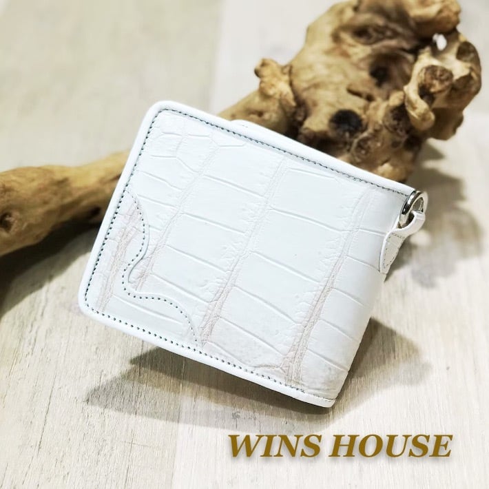 WINS HOUSE【ウインズハウス】 ヒマラヤ クロコダイル 二つ折り