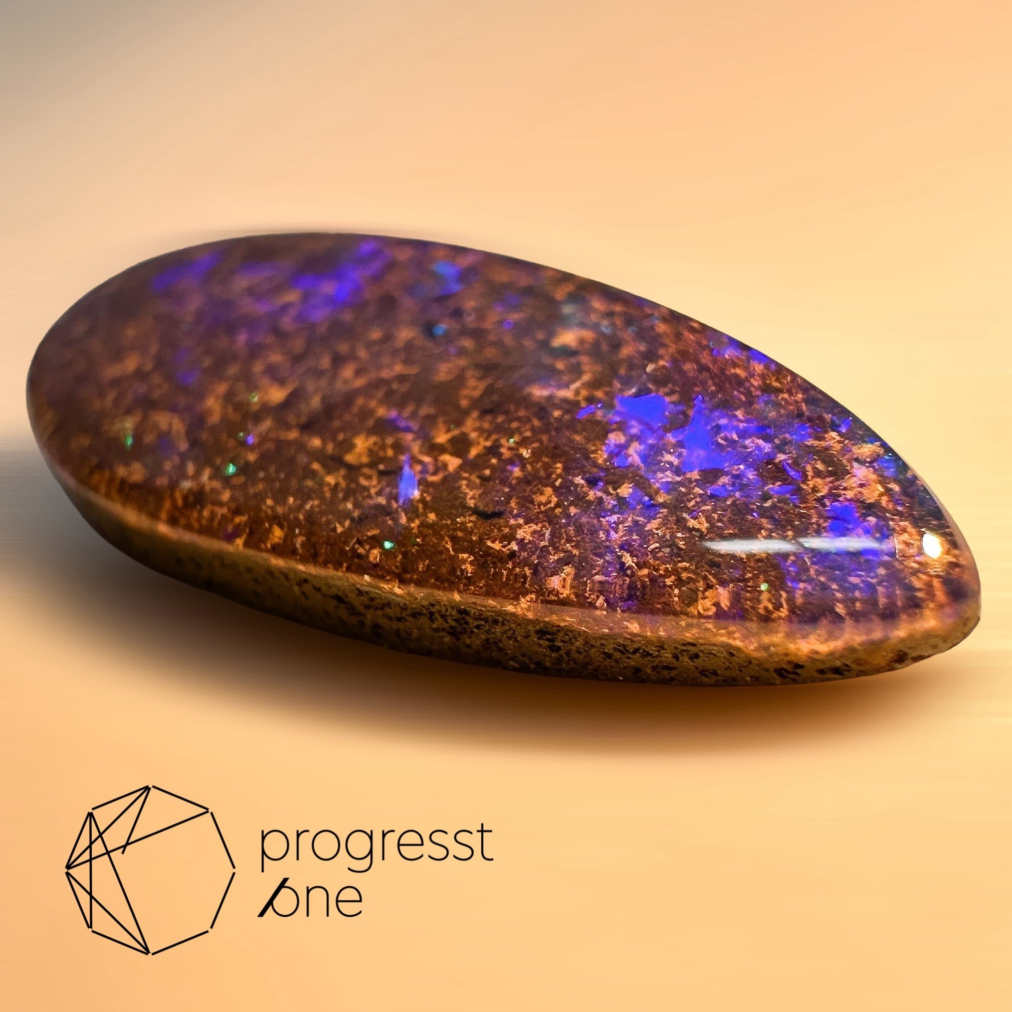 ボルダーオパールのタンブル③ ボルダーオパール2.65ct | progresstone