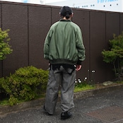 Leh(レー)GANKO別注×damage waffle L/S sweater コーディネート