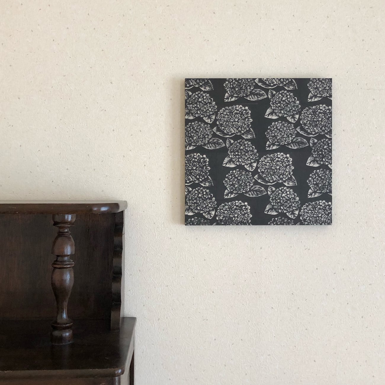 あじさい（S4サイズ） | ba-ba Woodcut print