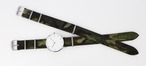【FIF belt】 カモフラ・プリント スェード（ピッグ）NATO ストラップ 18/ 20mm 腕時計ベルト