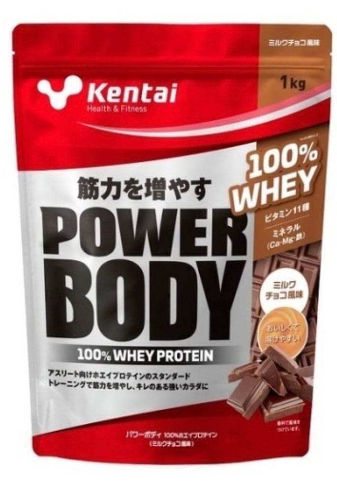 ケンタイ(Kentai) パワーボディ100%ホエイプロテイン K0244 245 246