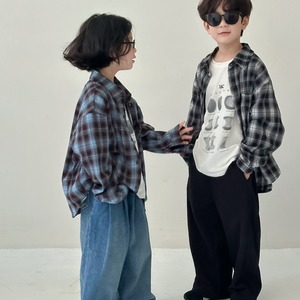 【KID】2024新作　チェックトップス