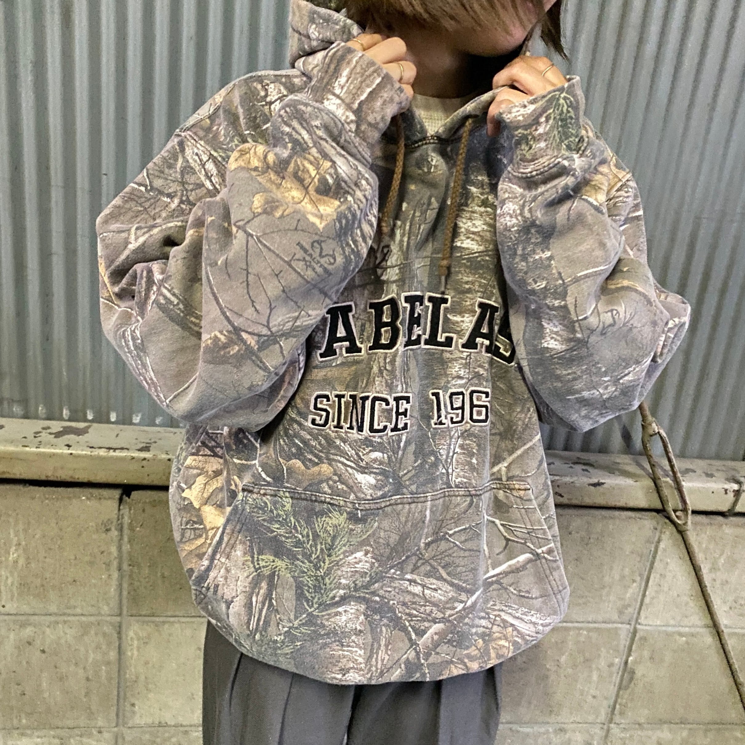 ノースフェイス パーカー メンズ 海外M 日本L相当 ベージュ 新品 camo