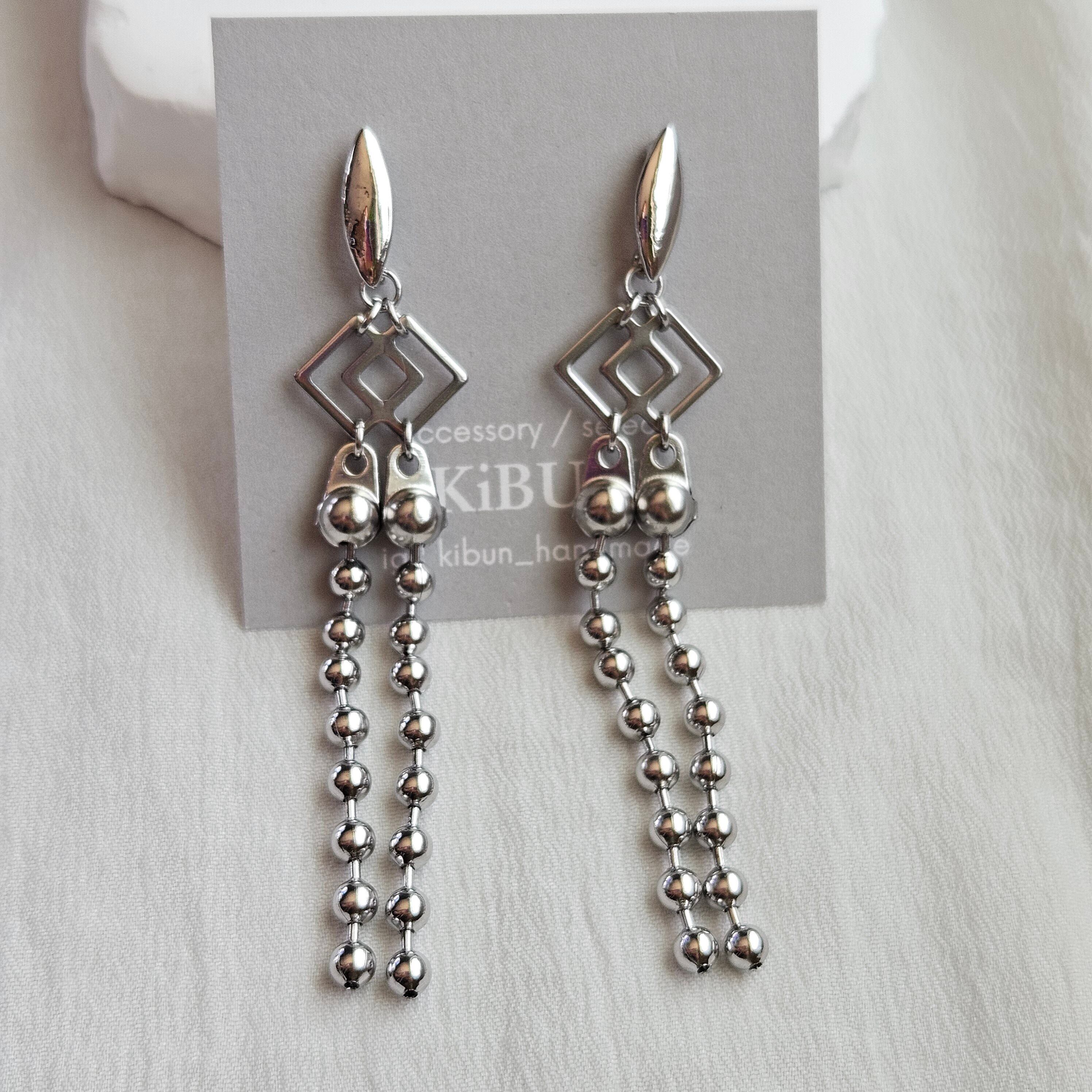 ピアス シルバーロング