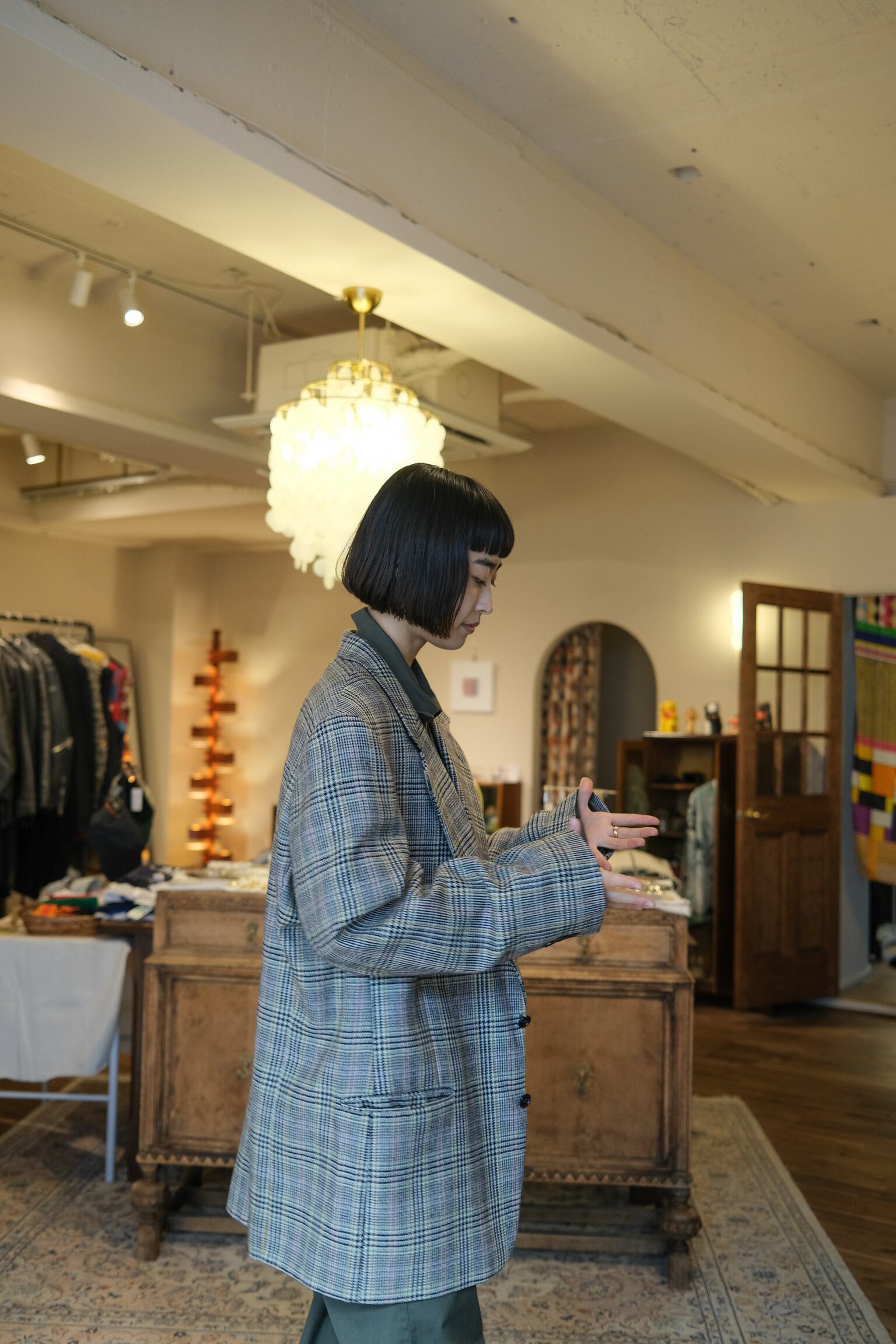 MISSONI UOMO グレンチェックジャケット（MENS） | DROOMTUIN_VINTAGE