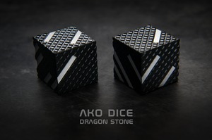 AKO DICE Ⅲ [1個]：BLACK (ALUMINUM)