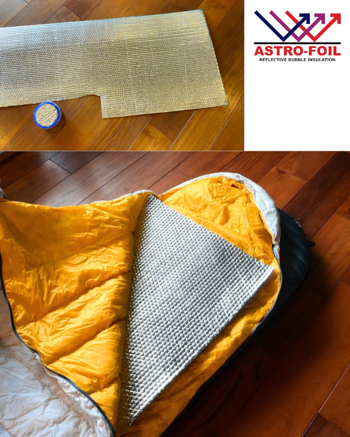 アストロフォイル切り売り【120cm✕50cm/最安値/自作/MYOG/コジー材料/アルミ遮熱剤】 | 山旅-山旅旅オンラインショップ