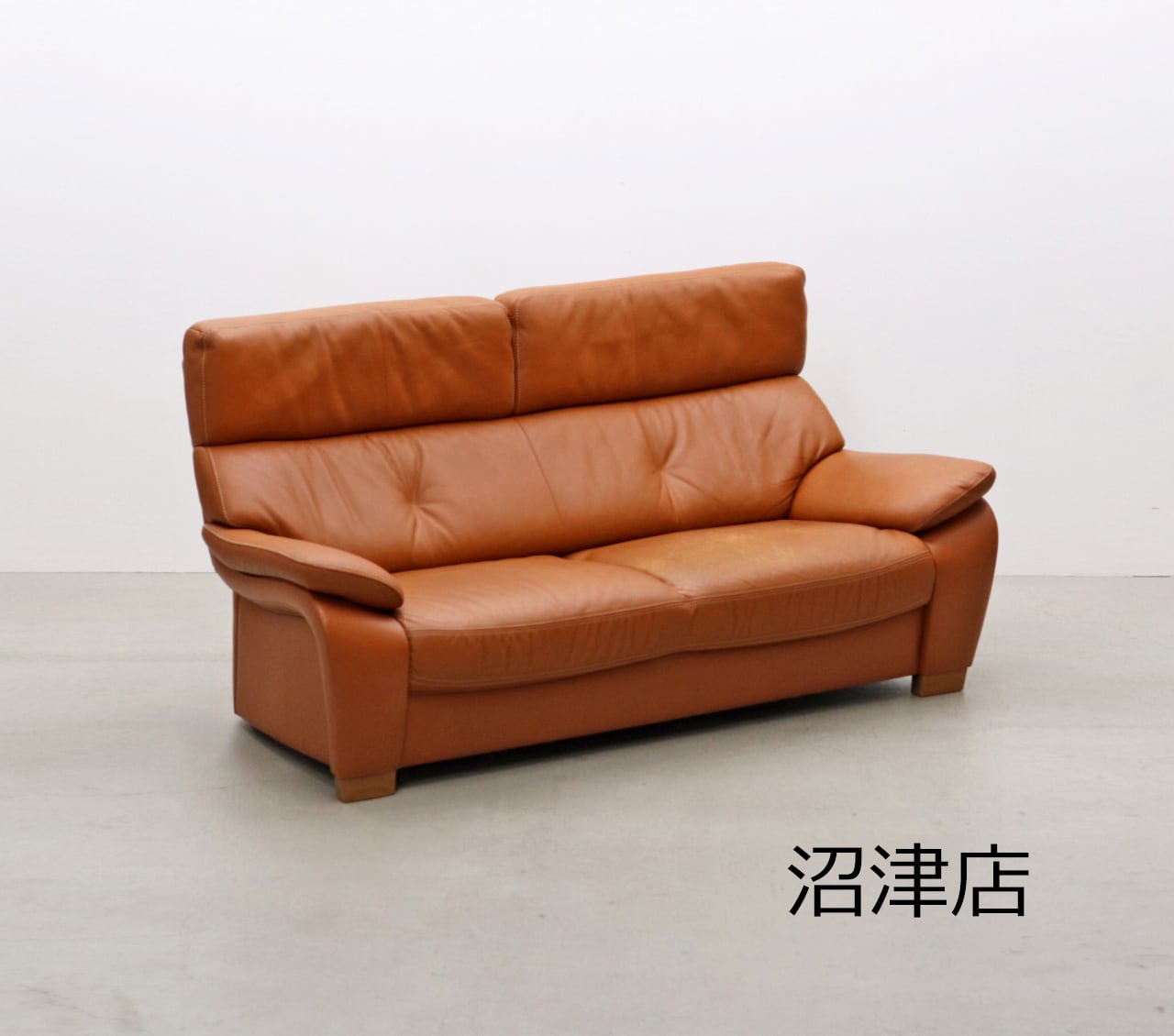 沼津店】karimoku カリモク ZT73 本革 レザー 2P ソファ 2シーター 