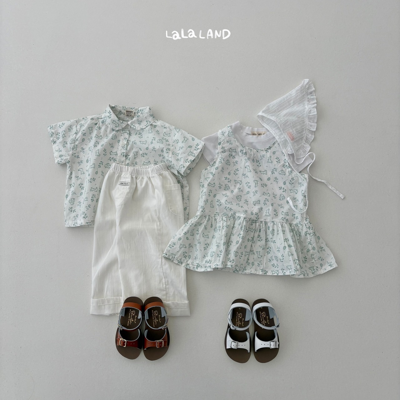 【取寄/韓国直送】LALALAND 26/SM （Kids）ティルダ半袖シャツ｜夏服｜韓国子供服