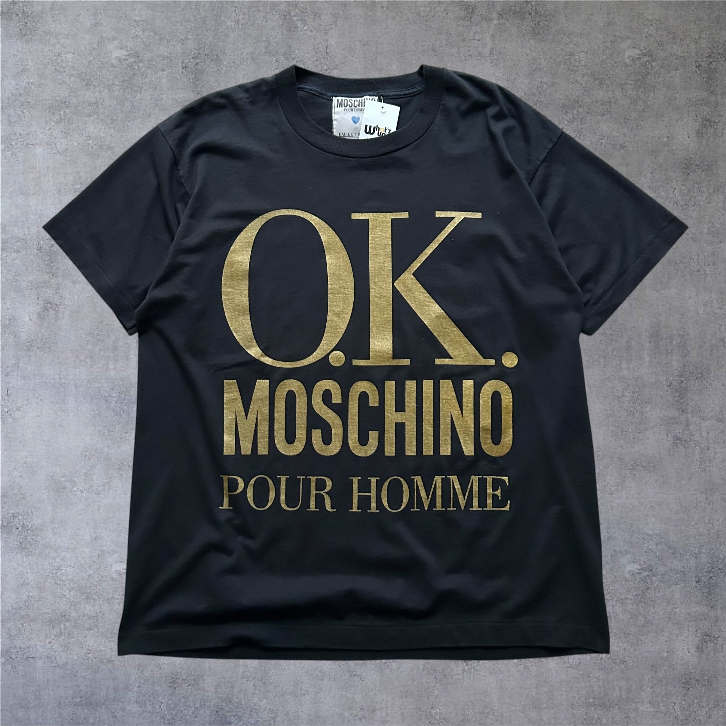 1990s Moschino "OK MOSCHINO" T-shirt【高円寺店】