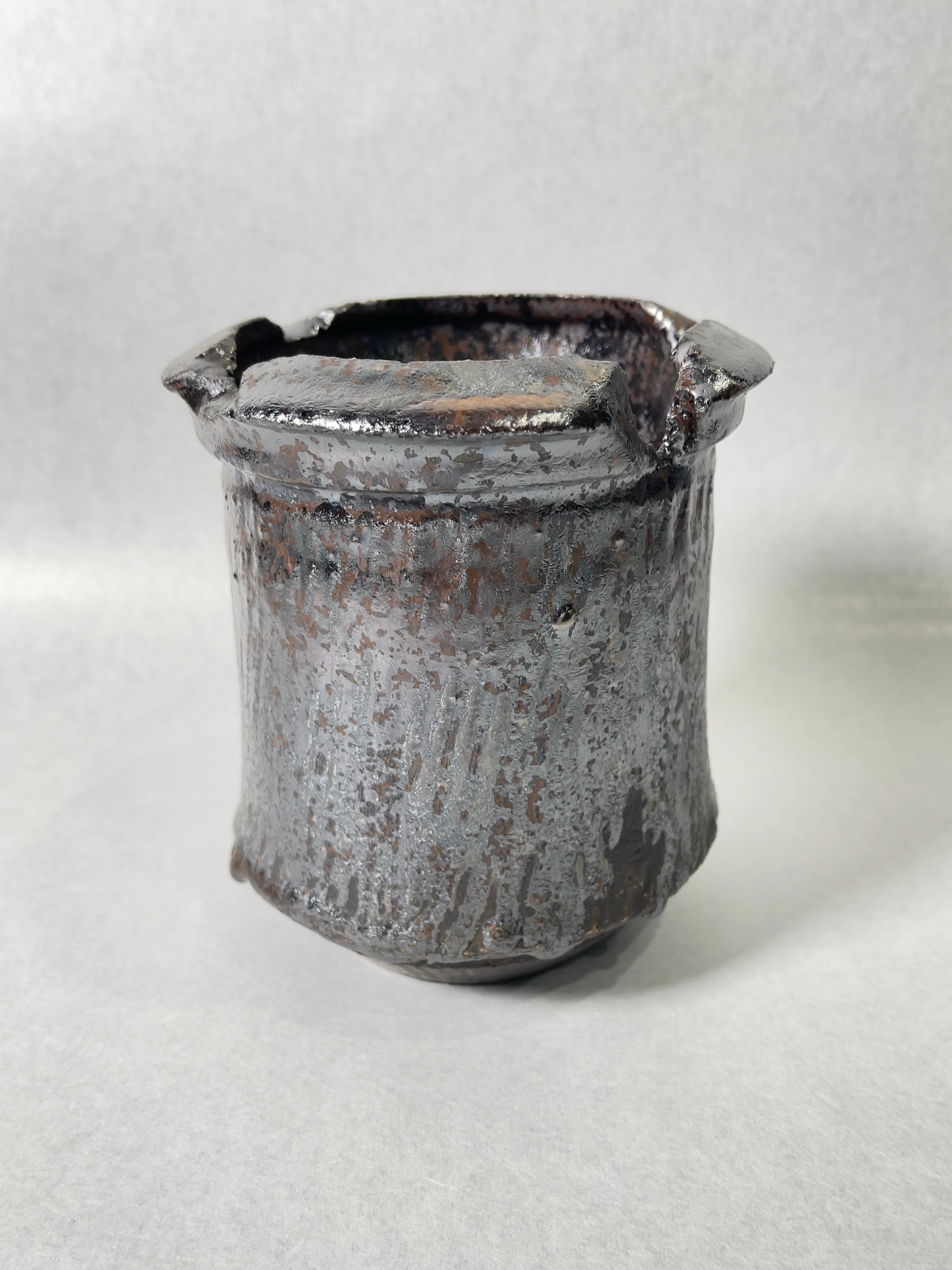 激レア釉薬 大鉢【姫野翔太】BLACK star Cylinder