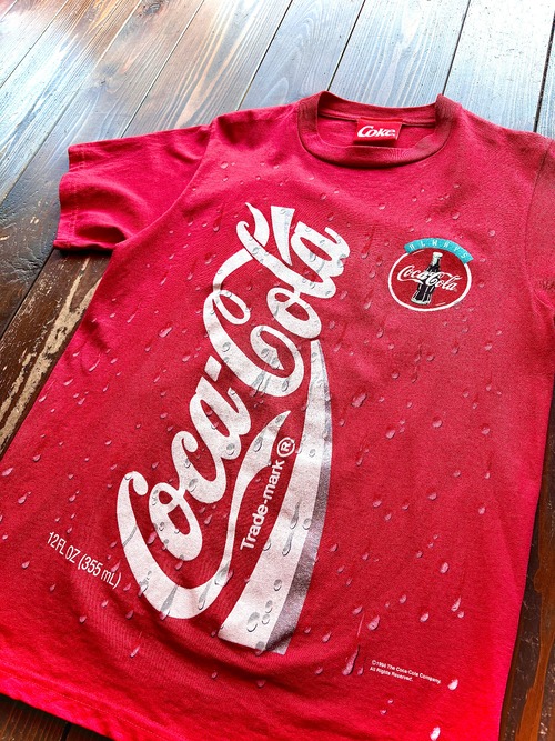 90s The Coca-Cola Company  〝CAN DESIGN 〟Graphic  Official Print T-Shirt Made in U.S.A / Size MEDIUM