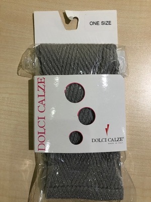 DolciCalze（ドルチカルゼ）イタリア製　01-3091 ラメ入りソックス　
