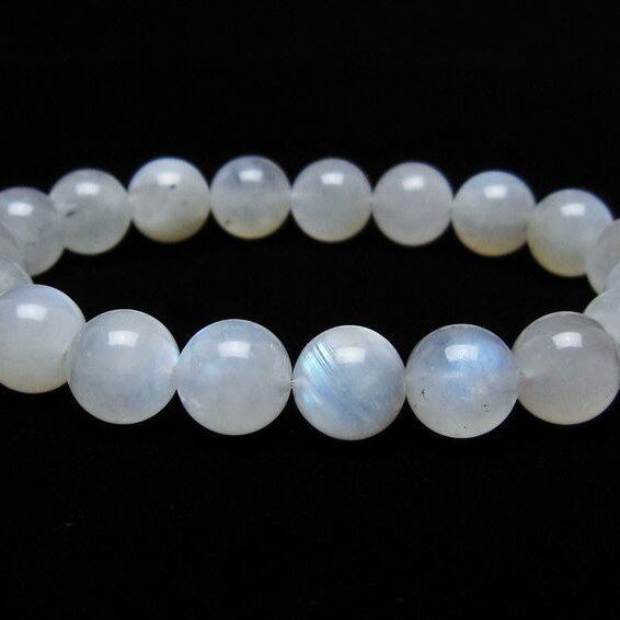 ムーンストーン ブレスレット 11mm 一点物 メール便可 [M便 1/10] 111-44850