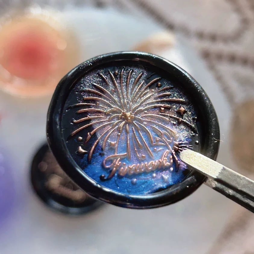 Fireworks 花火 25mm・シーリングスタンプ | MountainSea｜希少