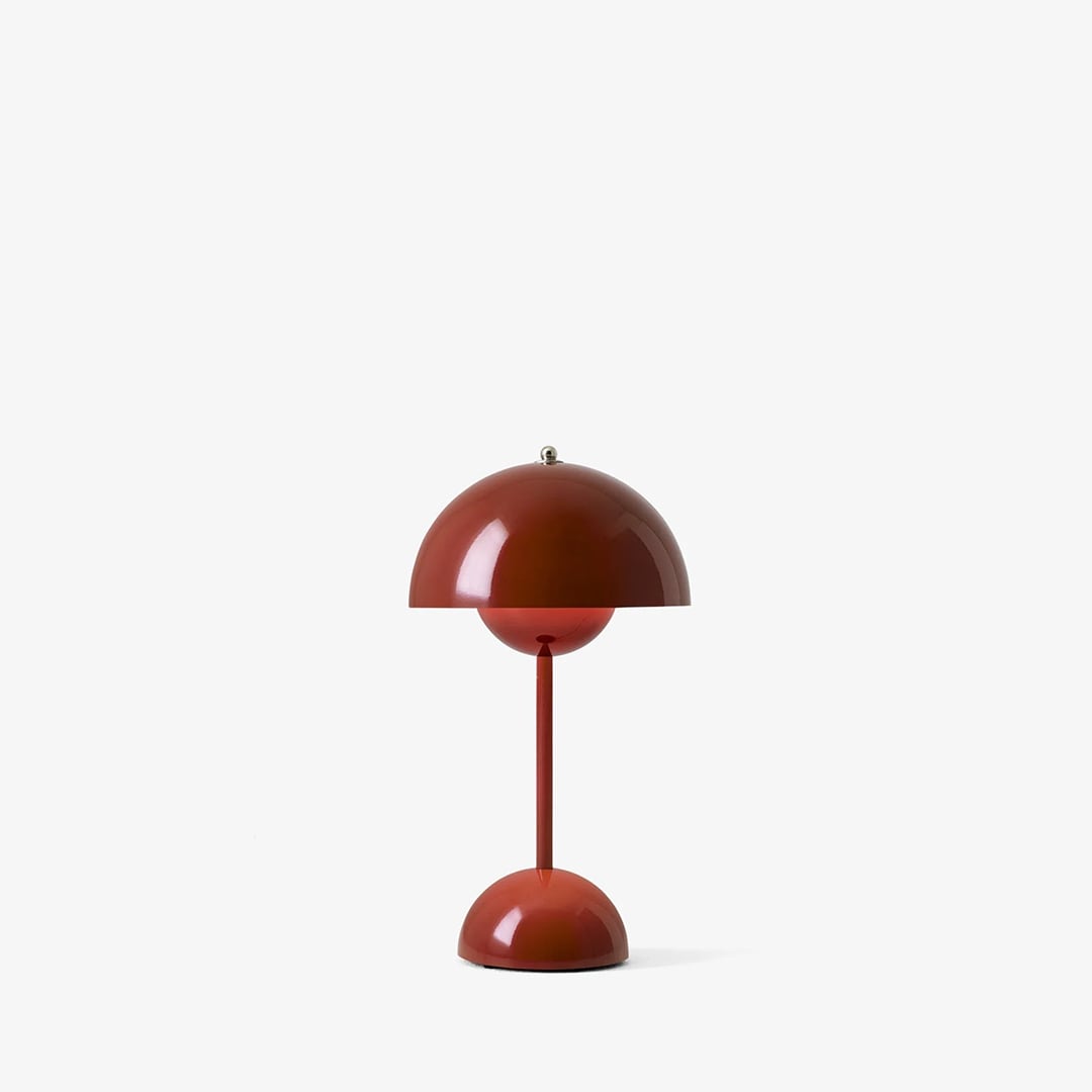 フラワーポット ポータブル VP9 バーミリオンレッド［ &Tradition