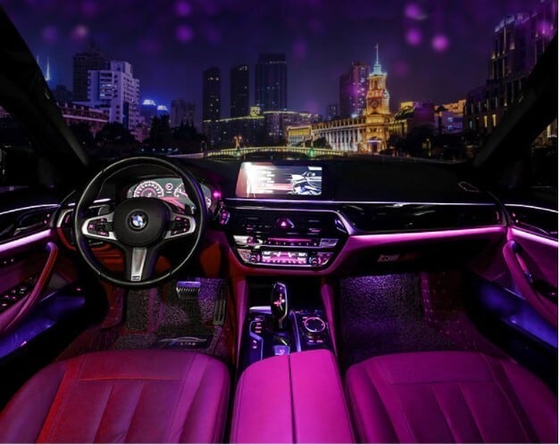 BMW 5シリーズ F18 イルミネーションアンビエントライト 11カラー