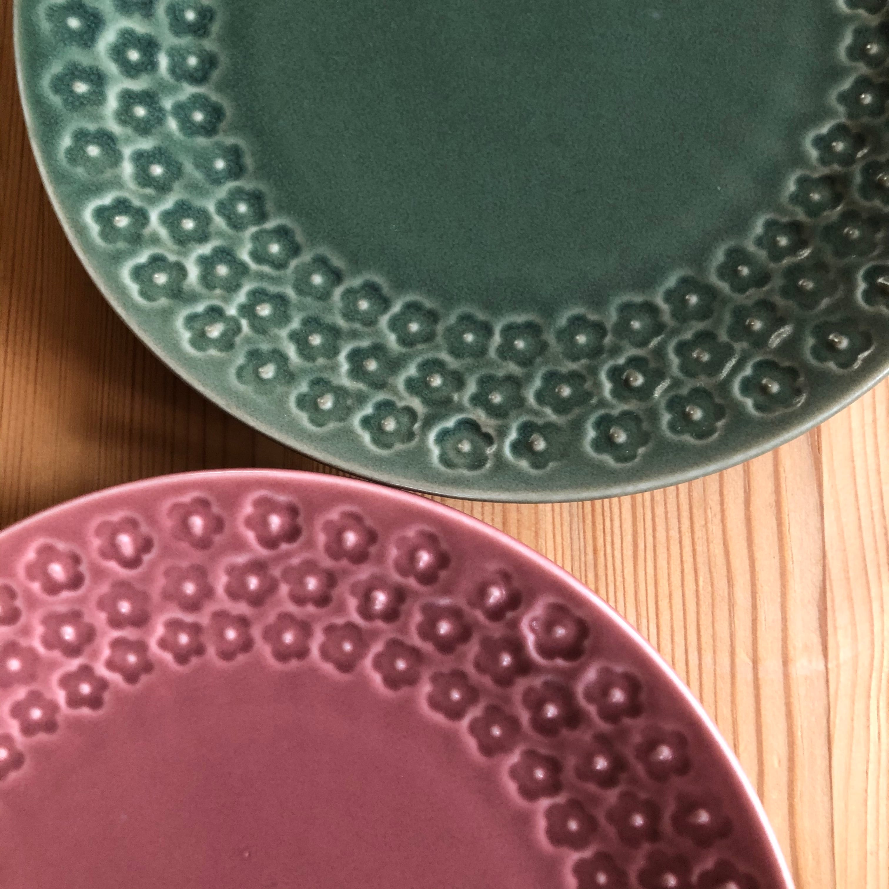 印花型5.0皿「グリーンマット」 | かめりあ