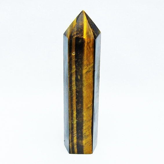 イエロータイガーアイ 六角柱 ポイント 一点物 142-9857